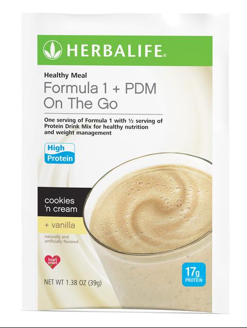 Formula 1 + PDM On The Go: 17g of Protein 7 Packets