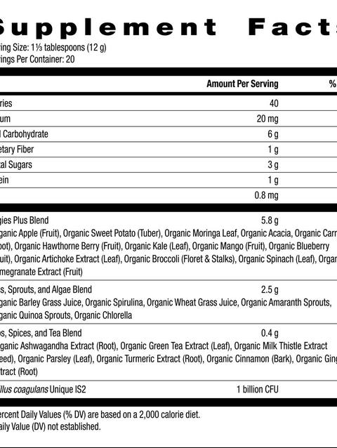 HERBALIFE V Plant-Based Greens Booster: (20 servings) (California Only)