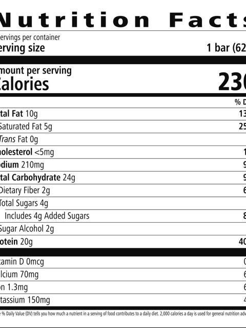 Herbalife24 Achieve Protein Bar: Chocolate Chip Cookie Dough 6 bars per box