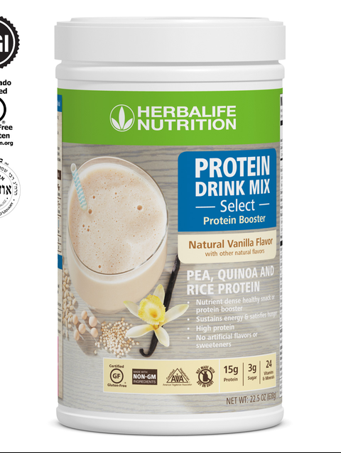 Protein Drink Mix Select: Natural Vanilla flavor