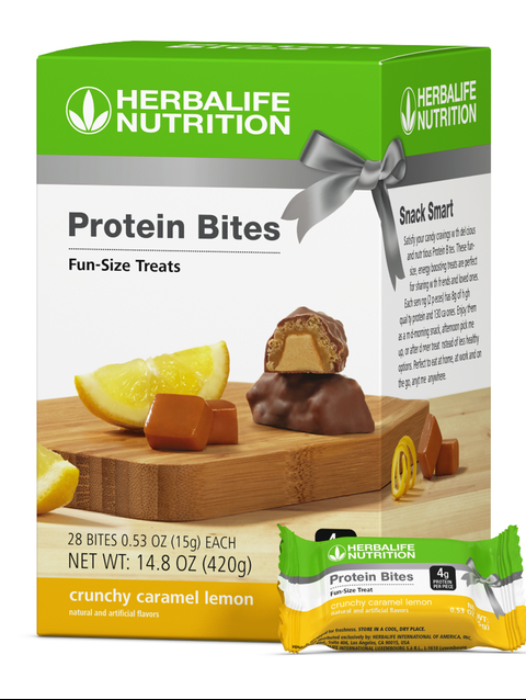 Protein Bites: Crunchy Caramel Lemon