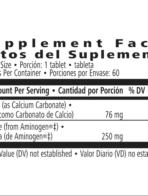 Aminogen®*: 60 Tablets